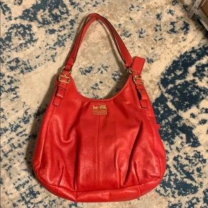 Red Coach hobo bag NWOT
